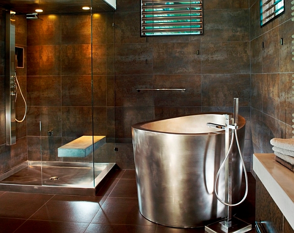 Metallic bathtubs keep the water warmer for longer durations