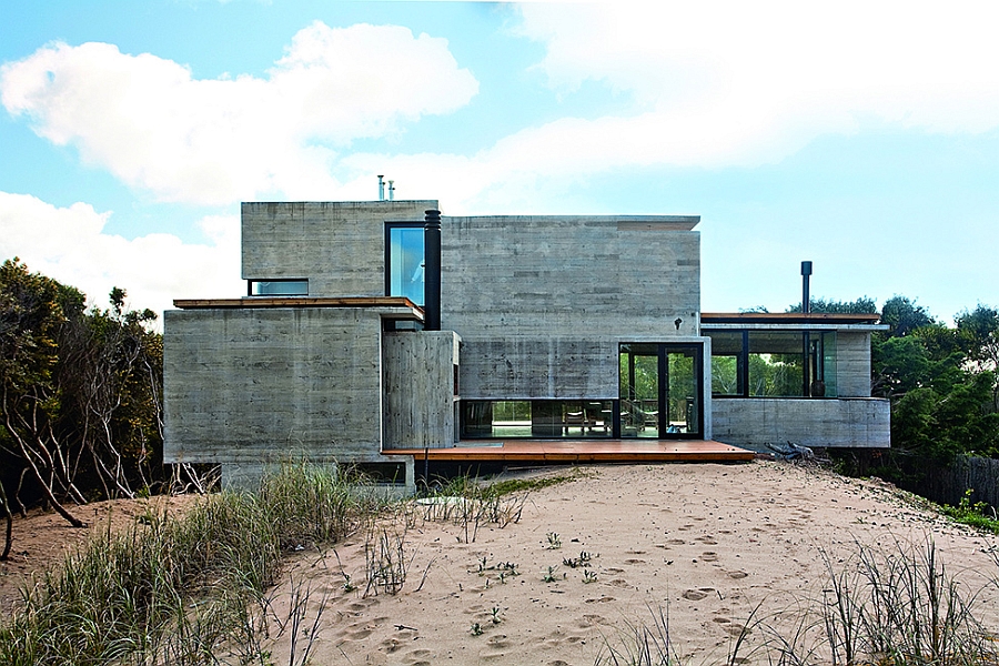 Modern House Ushers In Industrial Style With Raw Concrete ...