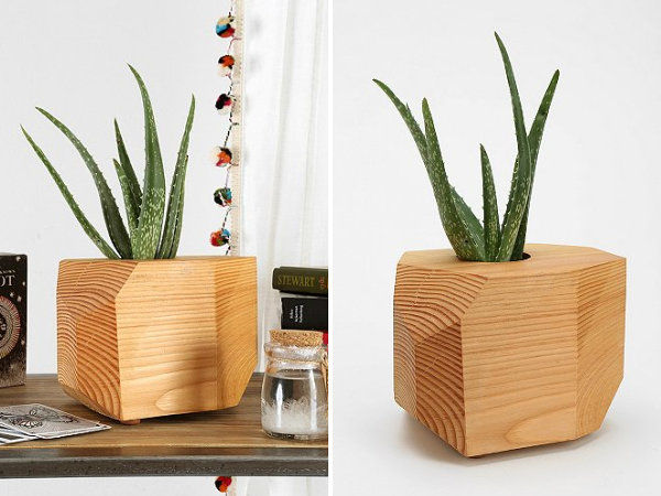 Modern geometric planter