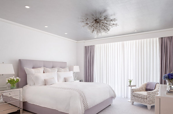 Modern lavender bedroom