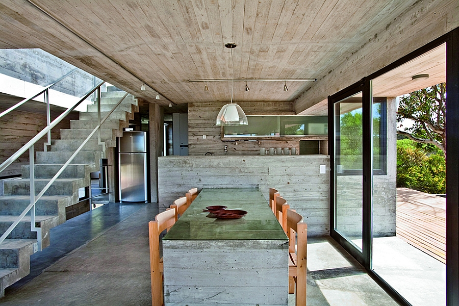 Raw, unfinished look of Buenos Aires home