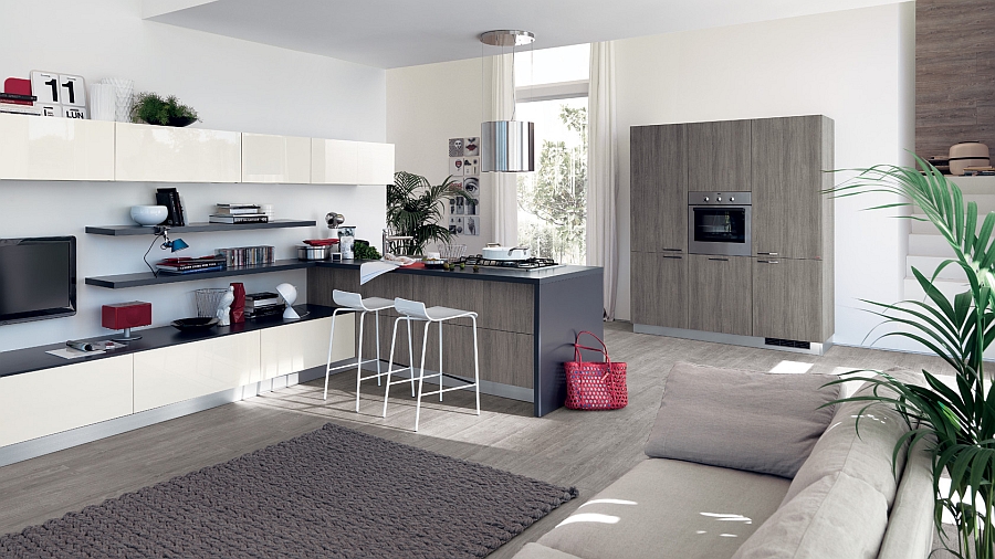 Sleek and Stylish Sax Kitchen from Scavolini