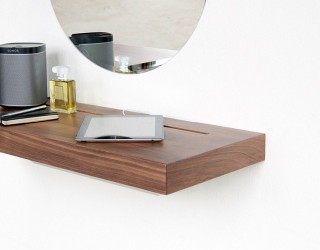 Elegant Stage Offers A Discreet Charging Shelf For Your Smart Gadgets