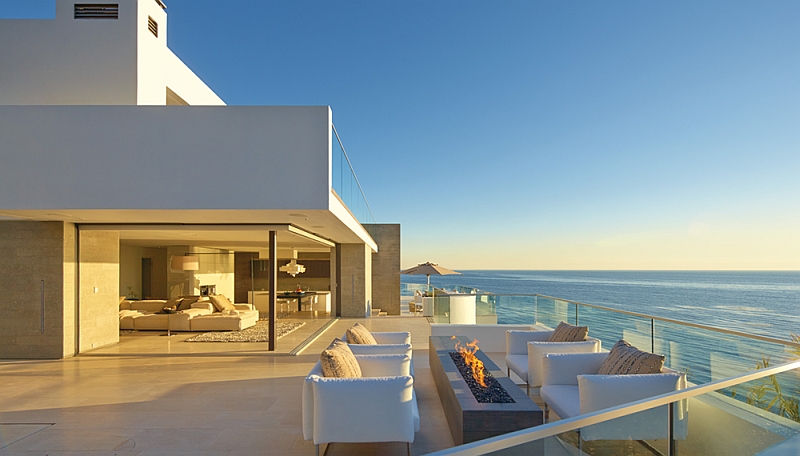 Stunning patio with dreamy ocean views