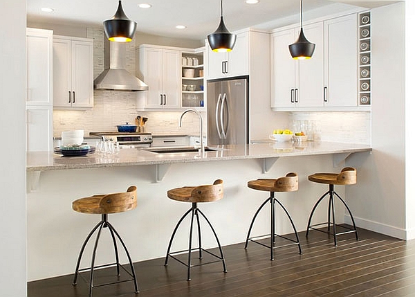 Stylish bar stools for contemporary home