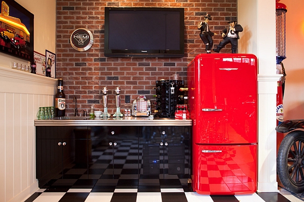 The retro look is even more appealing in a kitchen!