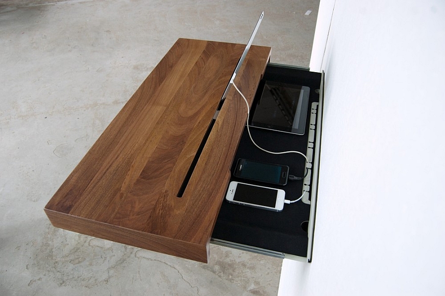 Elegant Stage Offers A Discreet Charging Shelf For Your 