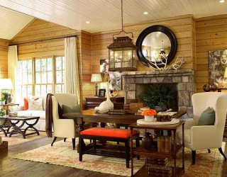 Bring Home Some Inviting Warmth With The Winter Cabin Style