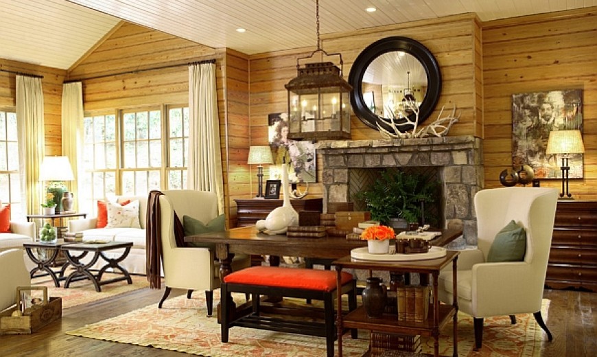 Bring Home Some Inviting Warmth With The Winter Cabin Style
