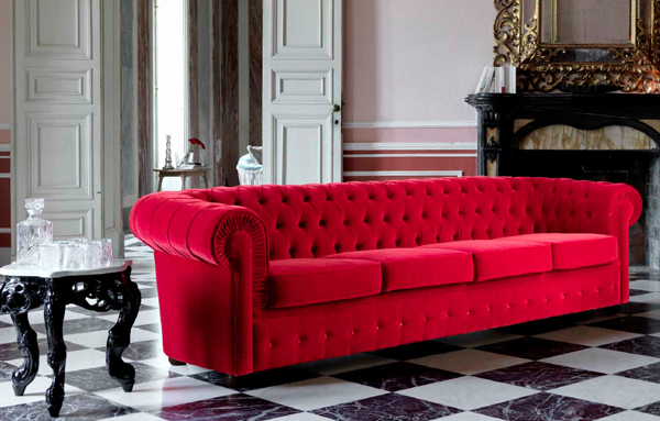 Red Chesterfield Sofa Designs