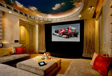 Hand-painted Ceiling Murals That Mimic The Clouds | Decoist