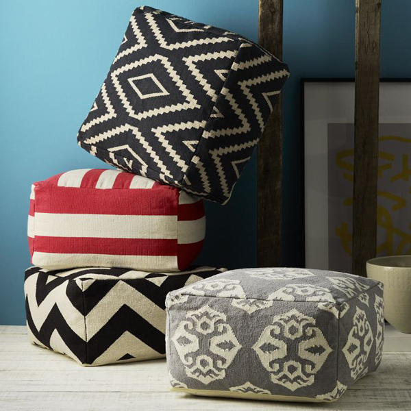 Add Comfort To Your Home With Floor Pillows And Poufs Decoist