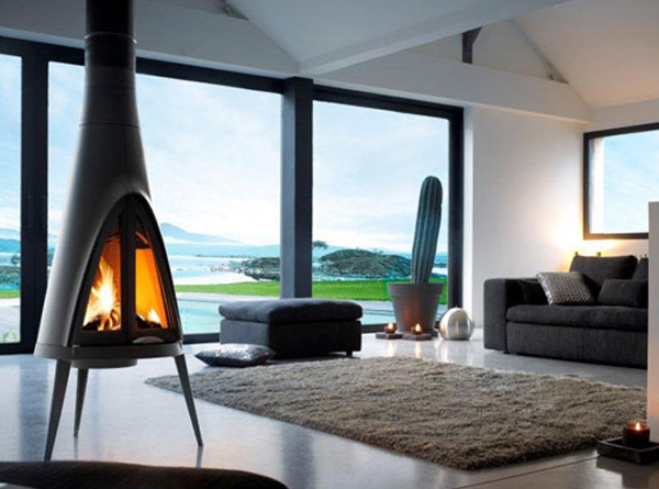 15 Hanging And Freestanding Fireplaces To Keep You Warm This