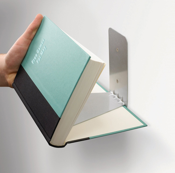 Invisible book shelf umbra