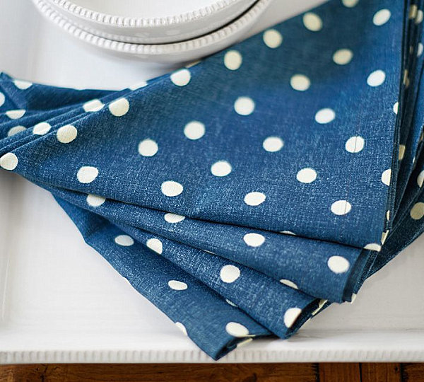 Classic polka dot napkins