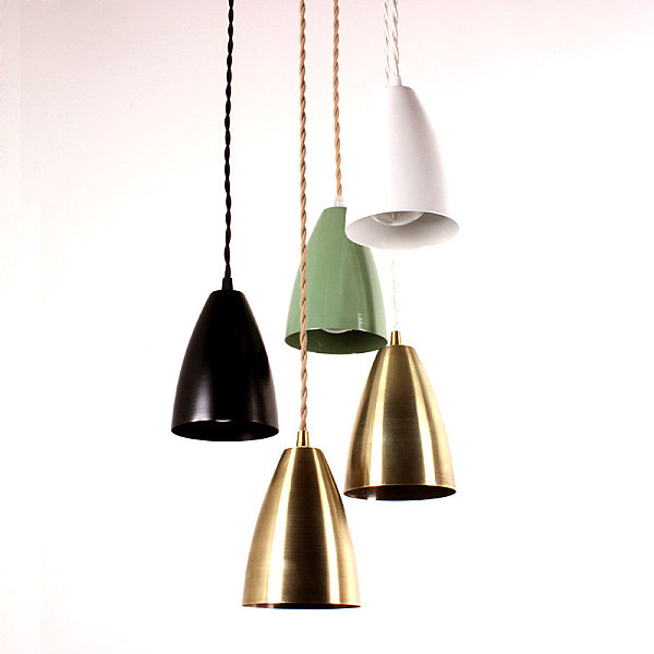 Domed pendant lamp