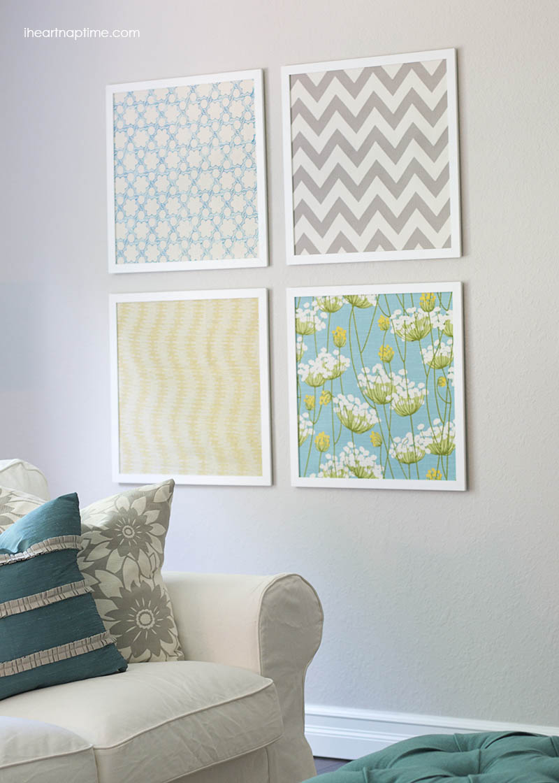 DIY Fabric  Wall  Art Ideas and Inspirations