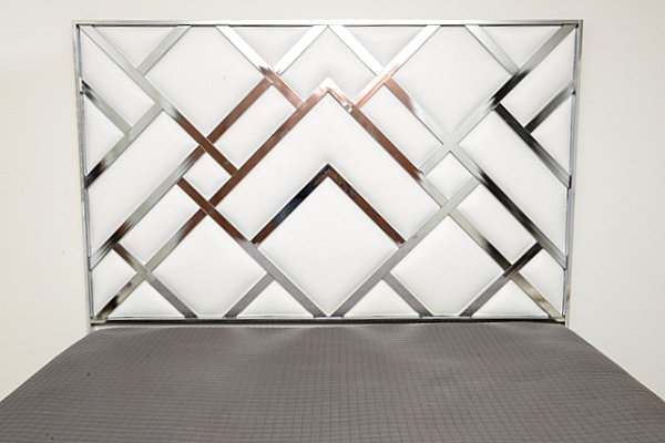 Geometric headboard