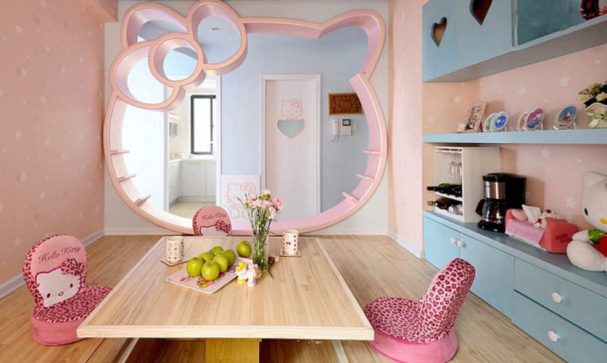 Hello Kitty Room Designs With A Twist of Elegance