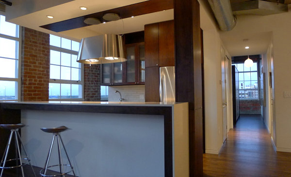 Industrial loft kitchen