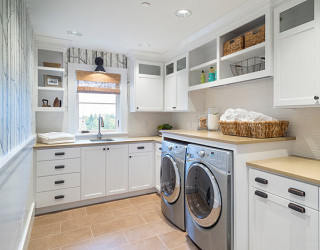 Eye-Catching Laundry Room Shelving Ideas