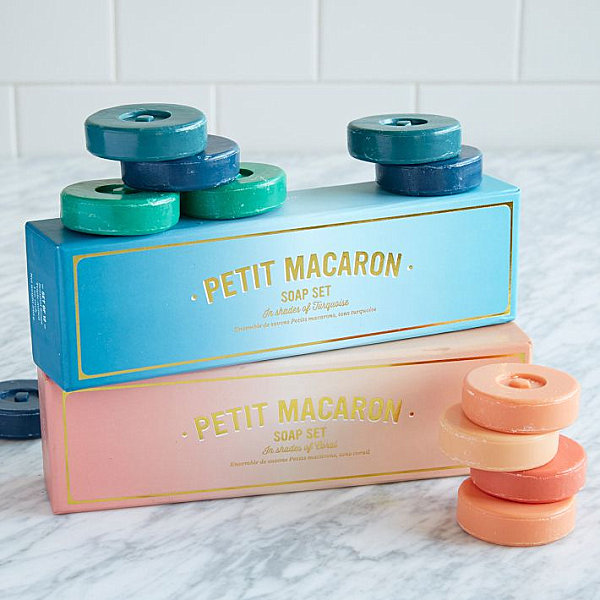 Macaron-style soap