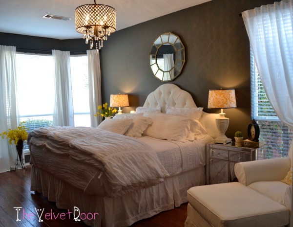 Modern chic bedroom chandelier