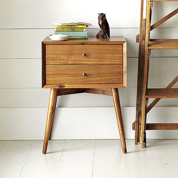 New nightstand with Mid-Century Modern style