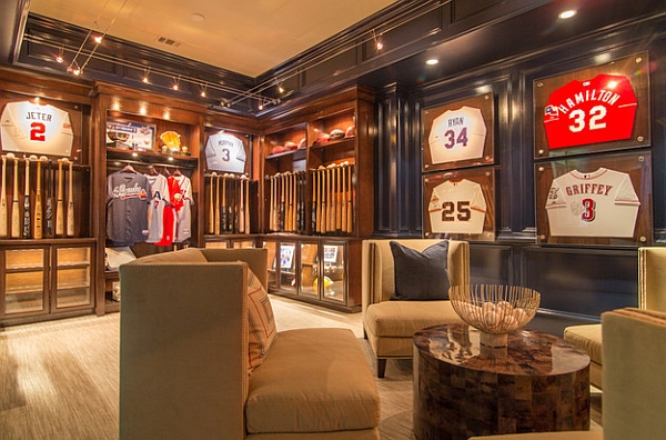 20 Decorating with Sports Jerseys ideas