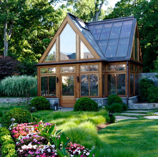 Rustic Modern Greenhouse