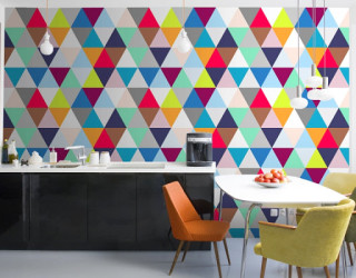 Geometric Design Inspiration For Your Next Accent Wall Or DIY Project