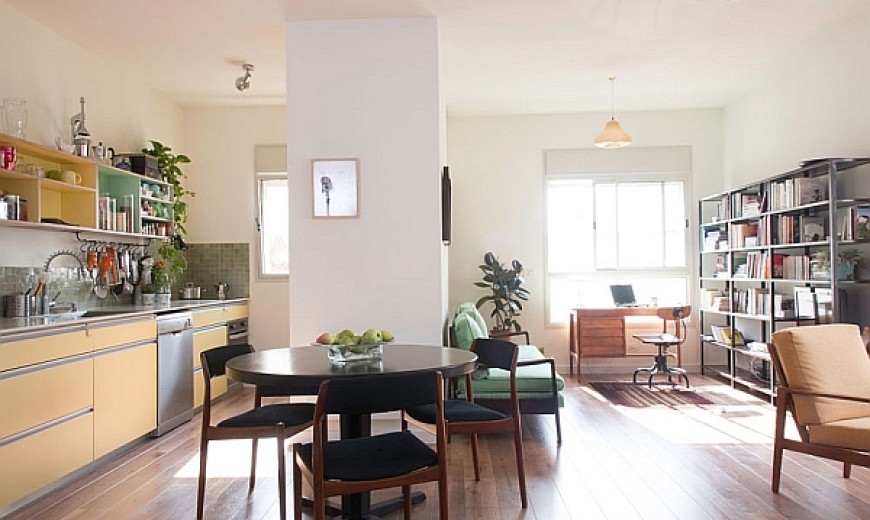 Ingenious Apartment In Tel Aviv Adopts A Trendy Vintage Style!