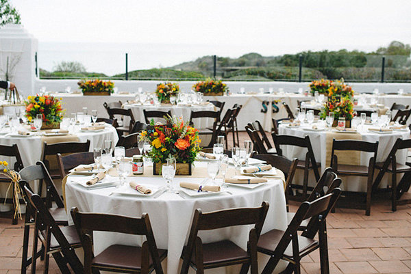 Wedding linens in neutral shades