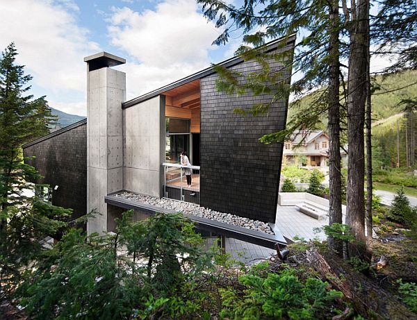 Whistler Residence - concrete walls