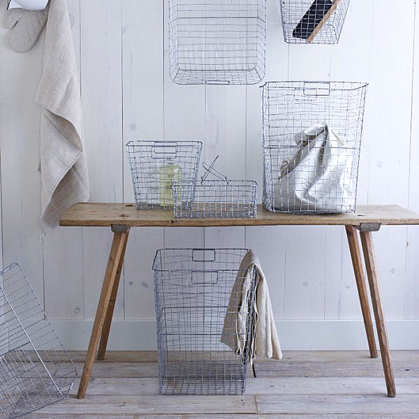 Wire mesh storage options