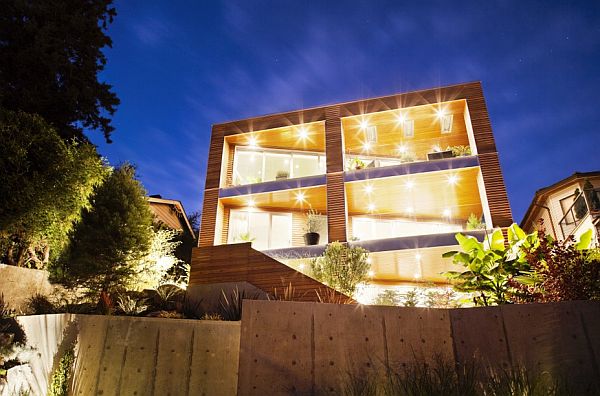 concrete walls beach house