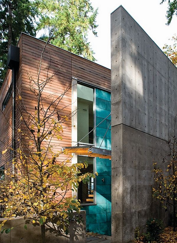 dorsey house - concrete walls