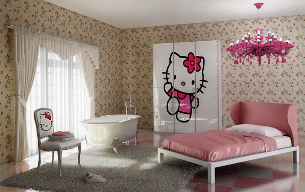 hello-kitty-bedroom-design