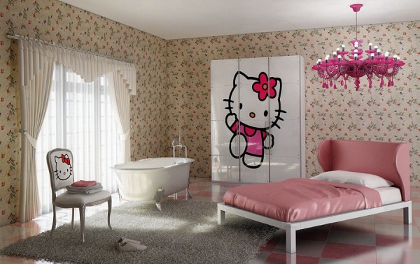 Hello Kitty Girls Room Designs