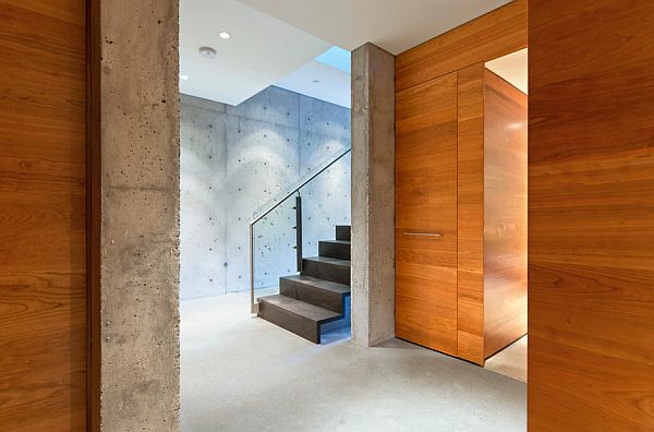 indoors concrete walls