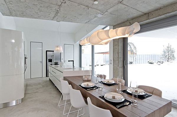 kitchen concrete interior design