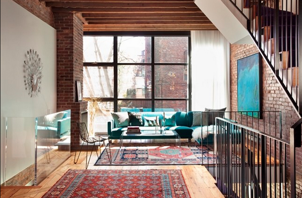 modern loft kilim rug