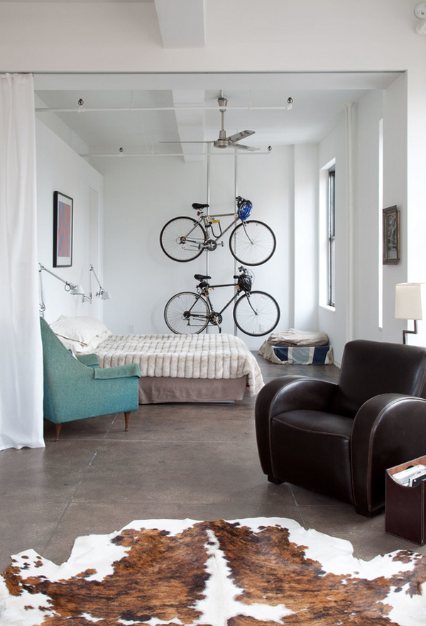 small apartment bike storage