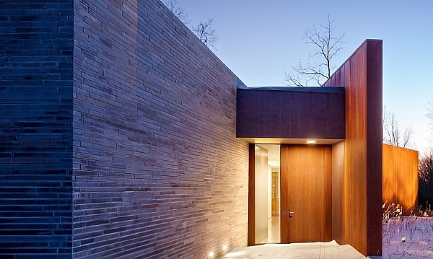 Striking Exterior And Sustainable Design Shape The House In The Woods