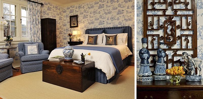 Artistic accessories for the elegant Chinese style bedroom