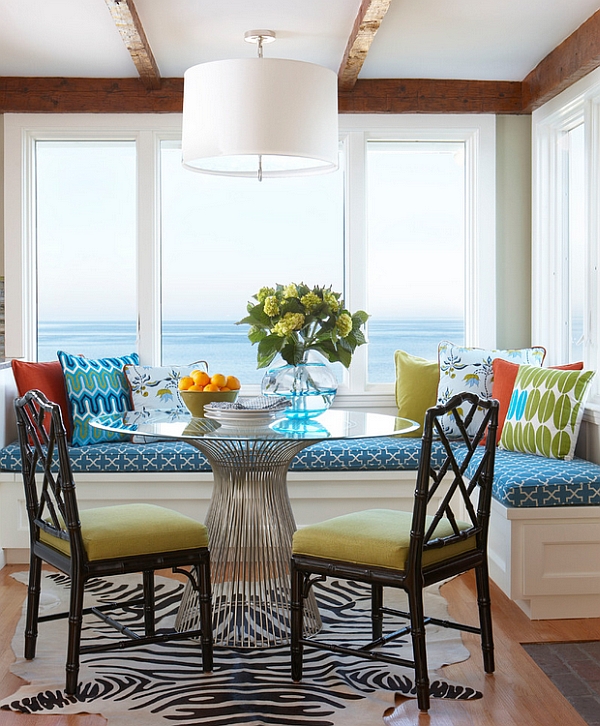 Beach style breakfast nook for the moden home