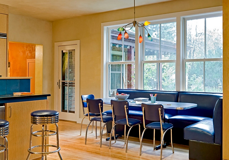 Beautiful retro breakfast nook