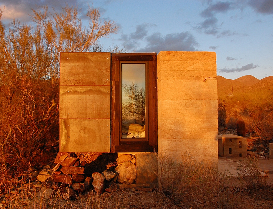 Cleverly constructed Miner's Shelter by Dave Frazee