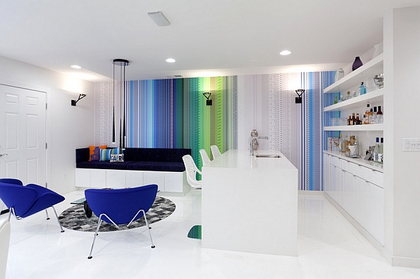 Colorful and ultra-modern inspiration for the small, futuristic home!