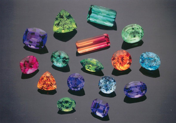 Colorful gemstones